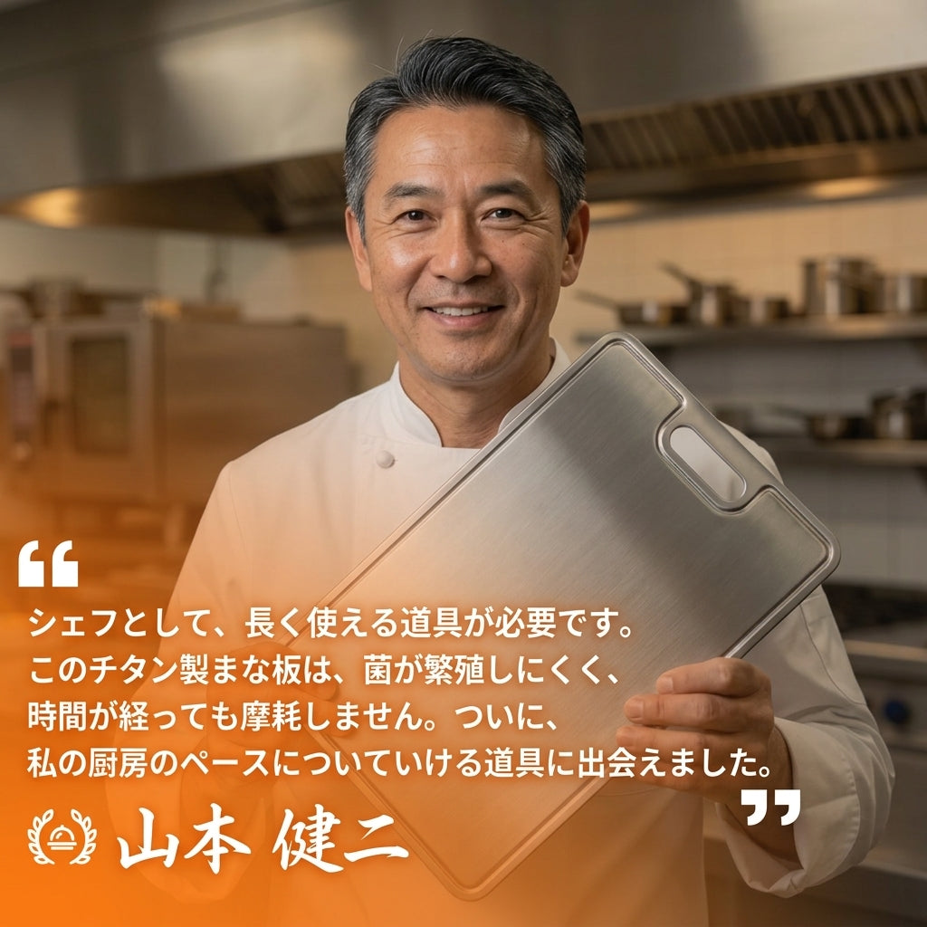 純チタンまな板