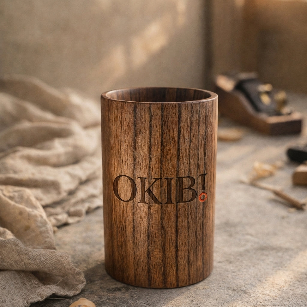 Okibi 木灯スタンド™｜料理道具も文房具も、立てるだけで片づく